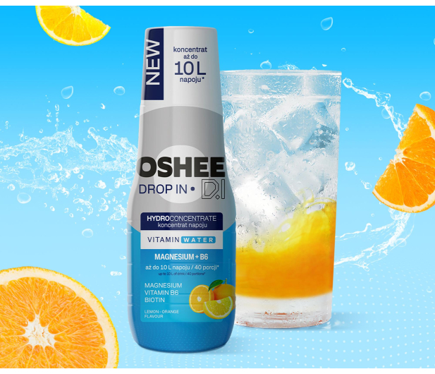 OSHEE Koncentrat napoju DROP IN pomarańcza-cytryna + magnez 500 ml - 1546750 - zdjęcie 4